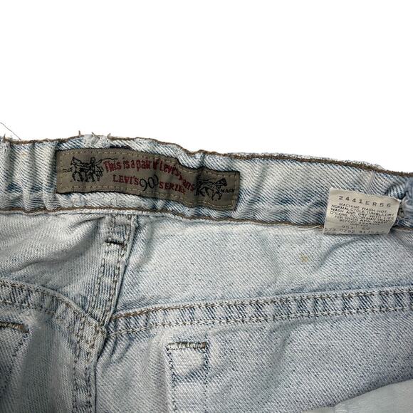 Levi’s VTG 90s 902 High Waisted Relaxed Tapered Mom Jeans 900 Series Lt Wash 16 - Picture 7 of 10